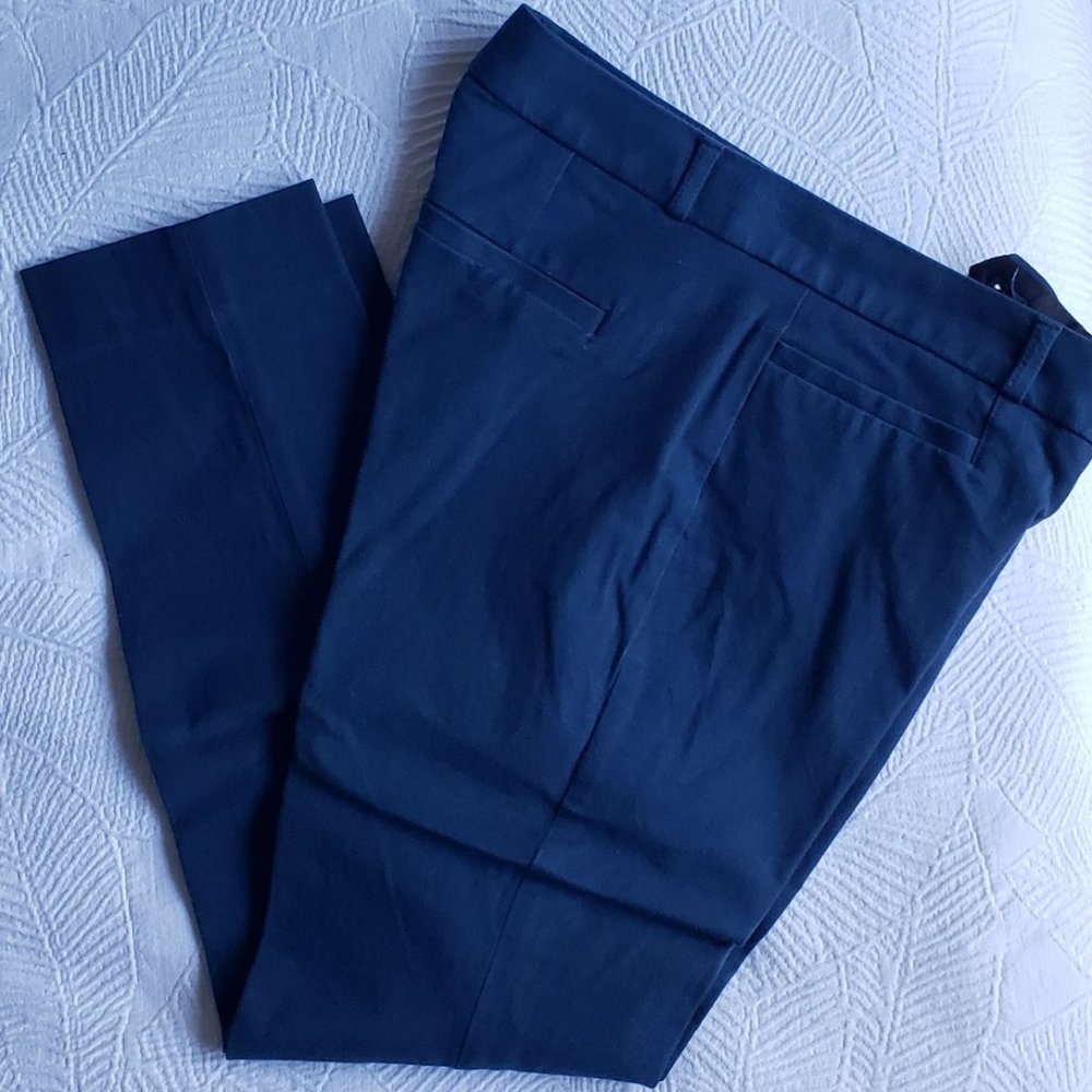 Classic Deep Teal Size 2 Crop Pants Banana Republic Jackson Fit